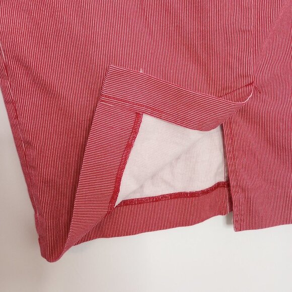Ann Taylor Factory Red Pinstripe Skirt - Picture 10 of 11